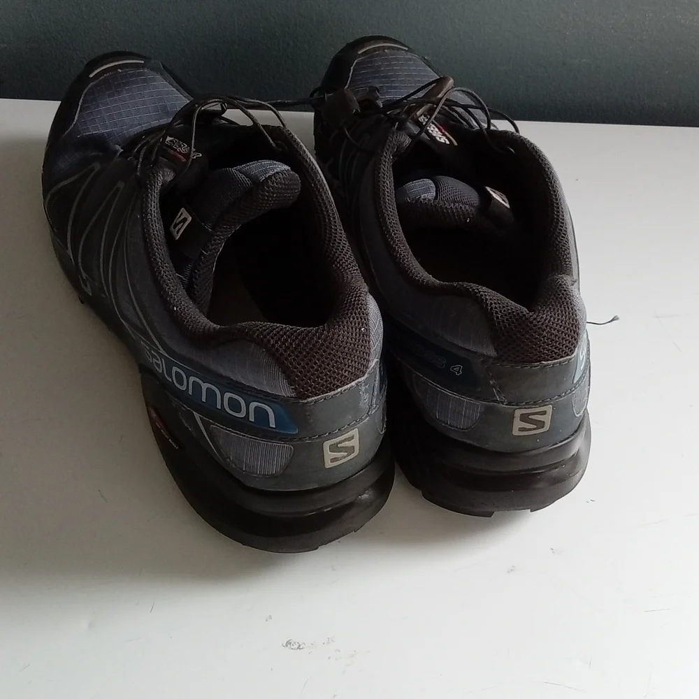 Salomon Speedcross 4 Trail Running Shoes Blue Black‎ Mens 383130